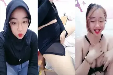 Bokep Indo Hijab Hitam Live Pamer Tubuh Mulus poster