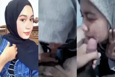 Bokep Jilbab Nyepong Sampai Crot di Muka Basah Hot poster