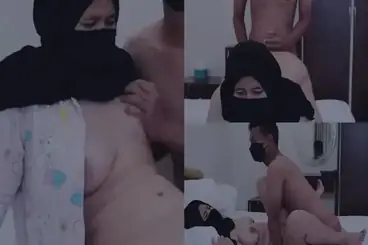 Tante Berjilbab Dipaksa Ngewe Malam Itu, Rencana Tidur yang Berubah Tanpa Negosiasi poster