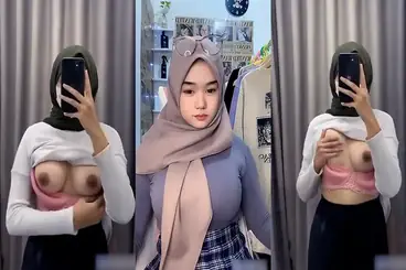 Tiktoker Hijab Toket Gede Rela Bugil Demi Konten poster
